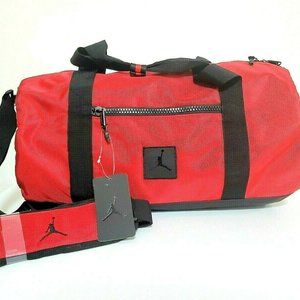 Jordan Air - Jumpman Duffel Bag- Red/ Black  *New with tag*